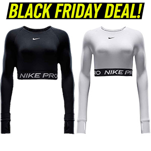 Nike Pro Women's Cropped Long Sleeve Top