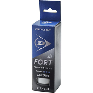 Dunlop Fort Tournament 3 Star Table Tennis Ball