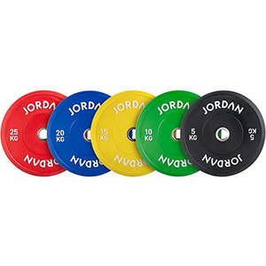 Jordan Coloured Rubber Bumper Plates