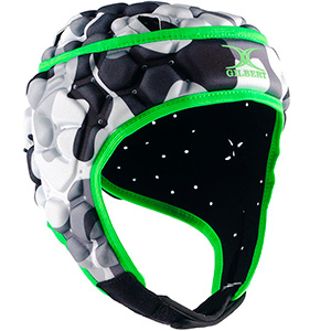 Gilbert XP250 Camo Rugby Headguard