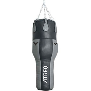 ATREQ Upper Cut Leather Punch Bag + Chain