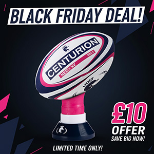 Centurion Nero XV Rugby Ball + Tee