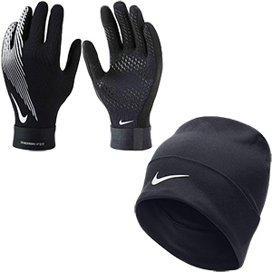 Nike Academy Thermafit 24 Player Gloves + Beanie