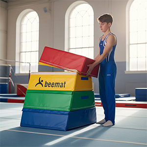 Beemat Gymnastic Development Foam Vaulting Box Four Section