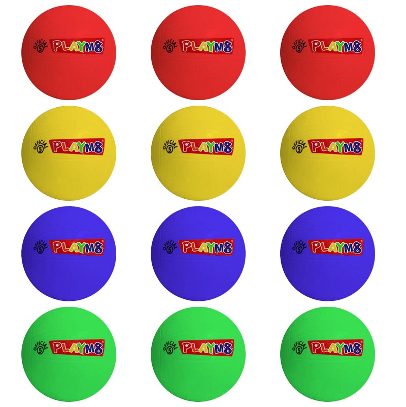 PLAYM8 Official 5 Plastic Football Pack 20cm