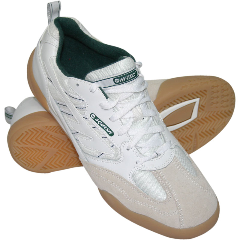 Unisex Hi-TEC T640 Squash Classic Sport Trainer Shoes Non Marking Soles 