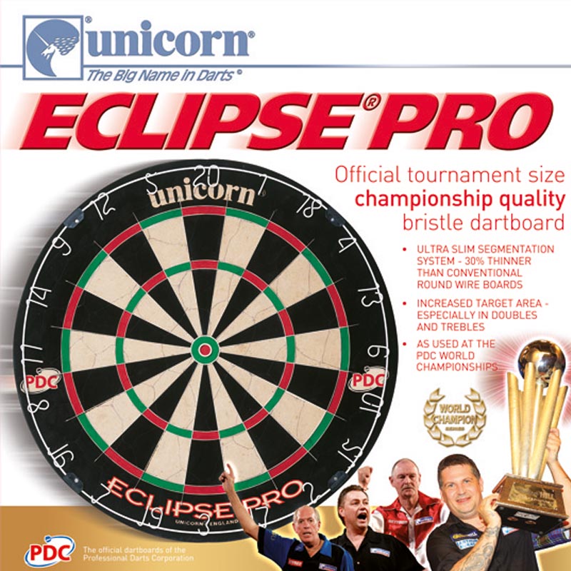 Unicorn Eclipse Pro Bristle Dartboard 