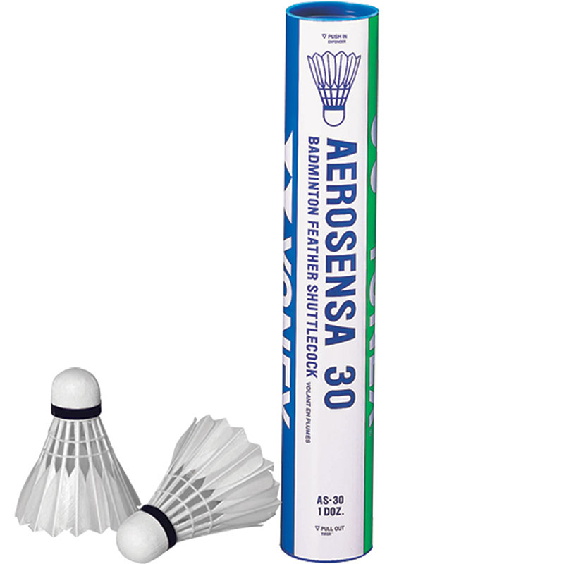 Yonex Aerosensa 30 Feather Shuttlecocks 12 Pack