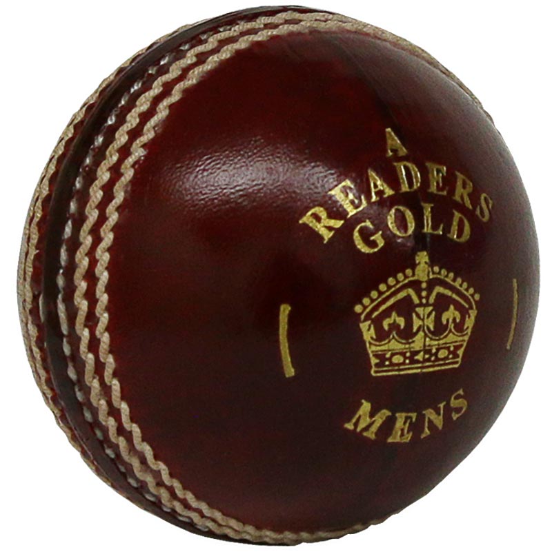 24 x Readers Gold A Cricket Balls in Men's and Youth Sizes 