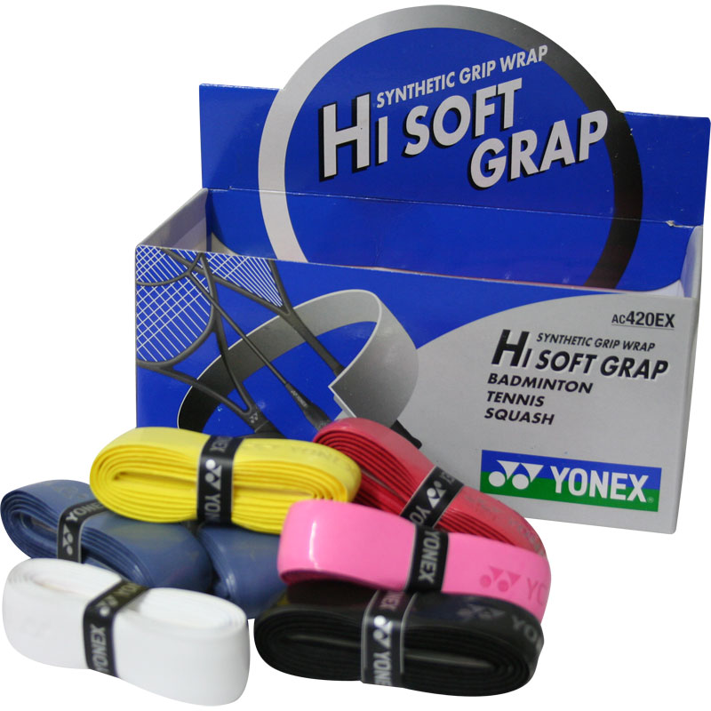 Yonex Hi Soft Grap ac420 Grip Tape 5 Piece Coloured-NEW 