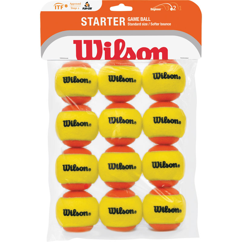 Wilson Starter Game Tennis Ball 12 Pack
