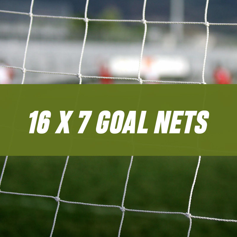 Harrod Sport 16FT x 7FT Replacement Football Goal Nets