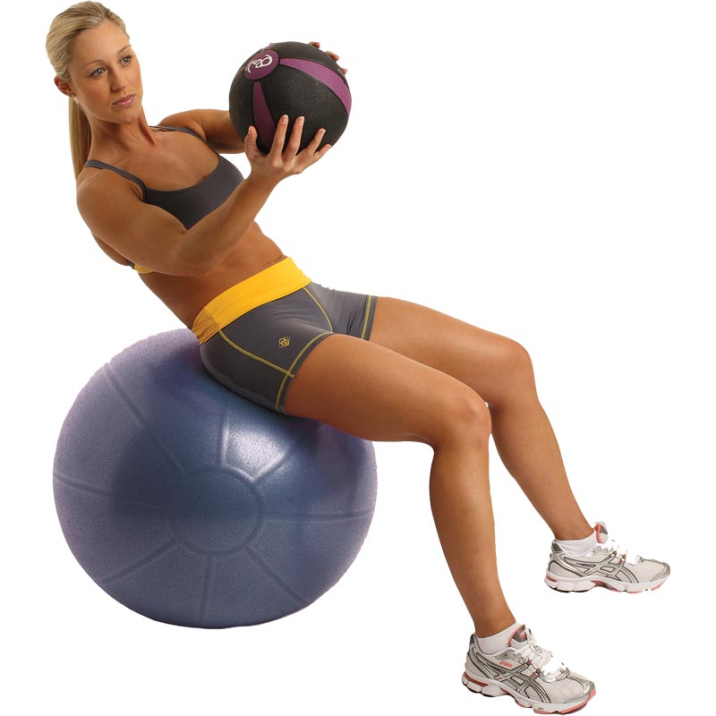 55cm Graphite Fitness Mad 500Kg Studio Professional Fitness Swiss Ball Only 