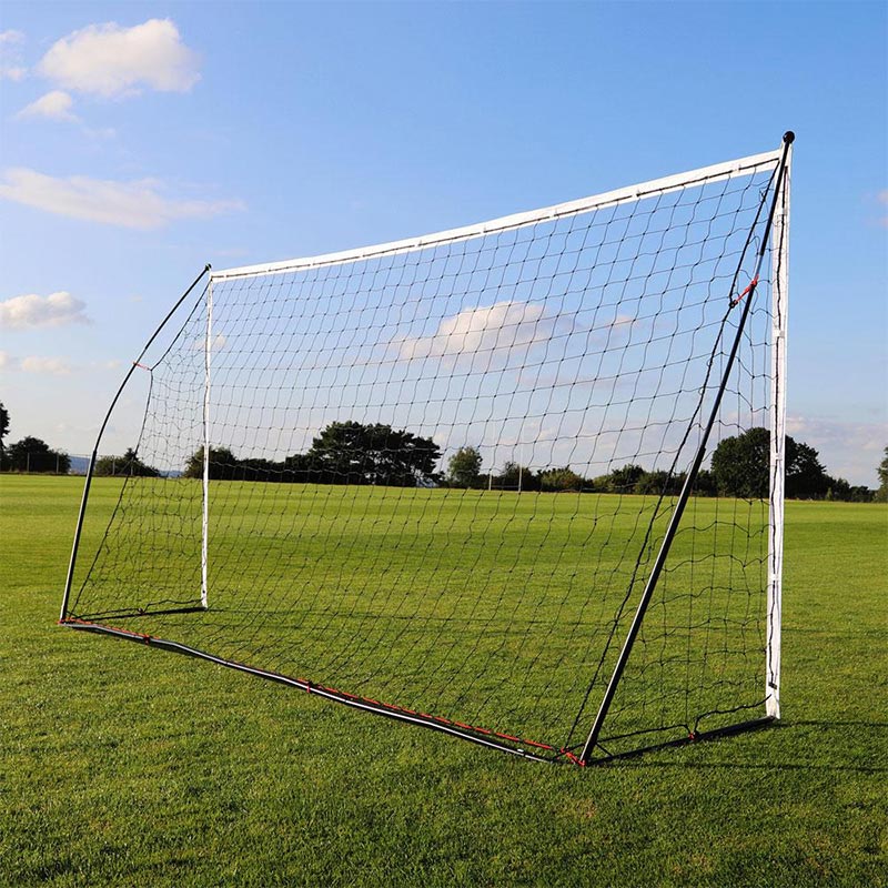 BARGAIN!! QUICKPLAY Pro Aluminium Match Goal 6 x 4 ft Football Net DISCOUNTED! 