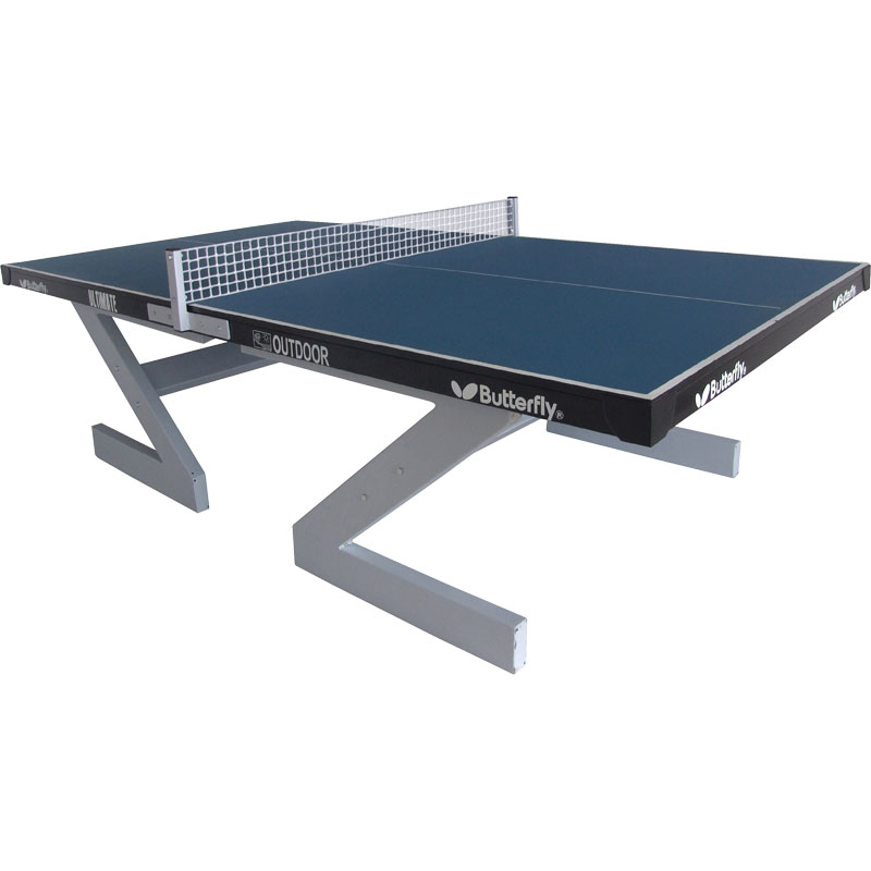 Butterfly Outdoor Table Tennis Net and Post Set Blue 