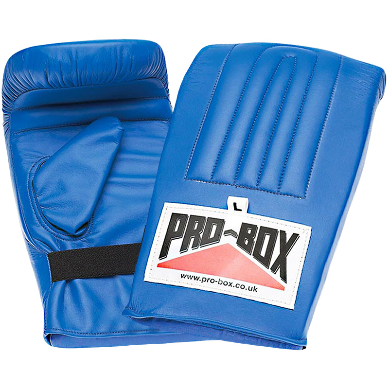 Pro Box Pre Shaped Punch Bag Mitts Blue Collection