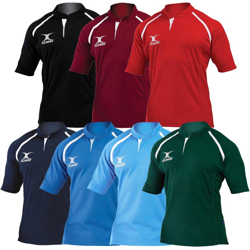Gilbert Xact Plain Match Junior Rugby Shirt 