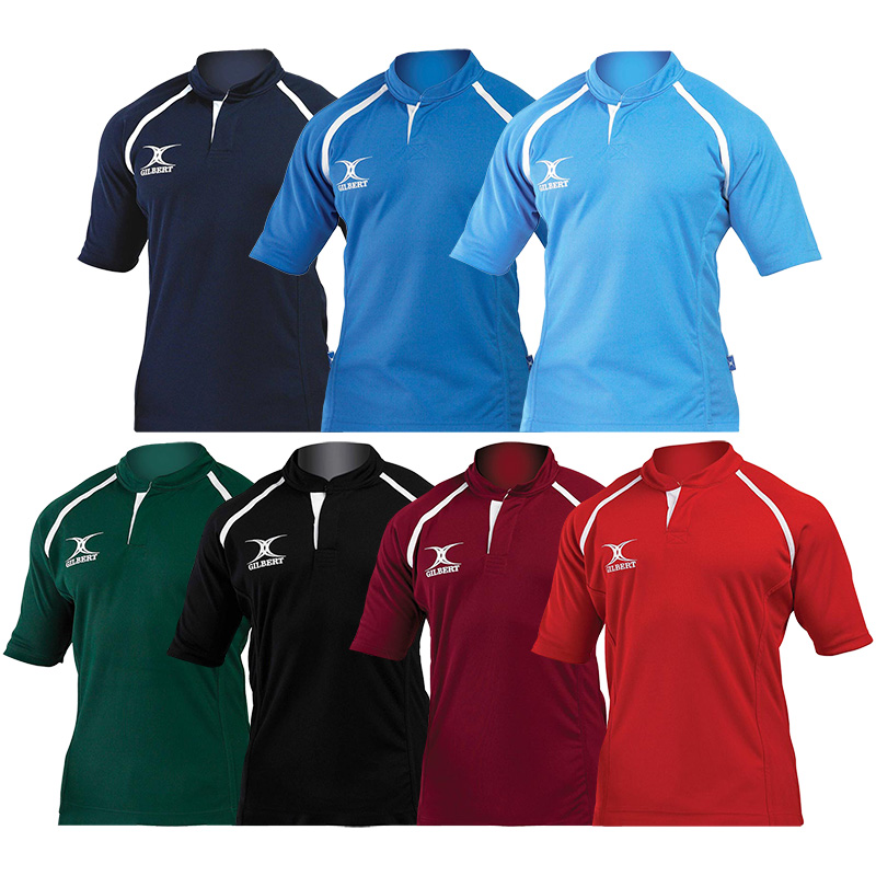 Gilbert Rugby Childrens/Kids Xact Match Short Sleeved Rugby Shirt RW5398 