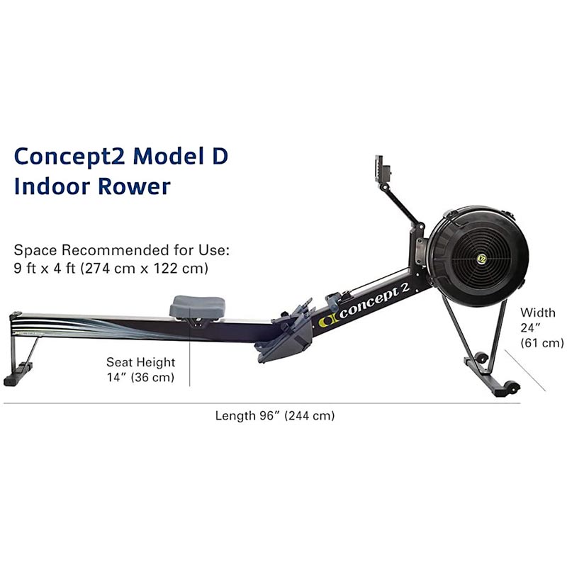 Concept 2 Model D + PM5 Rower
