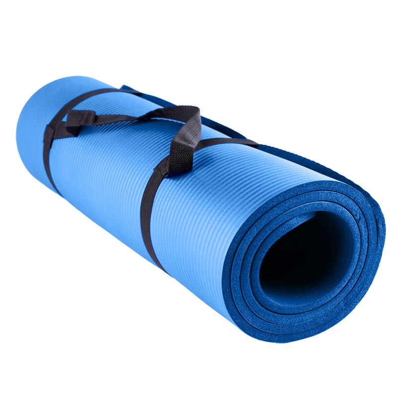 Beemat Premium Thick Exercise Mat with Eyelets 180cm