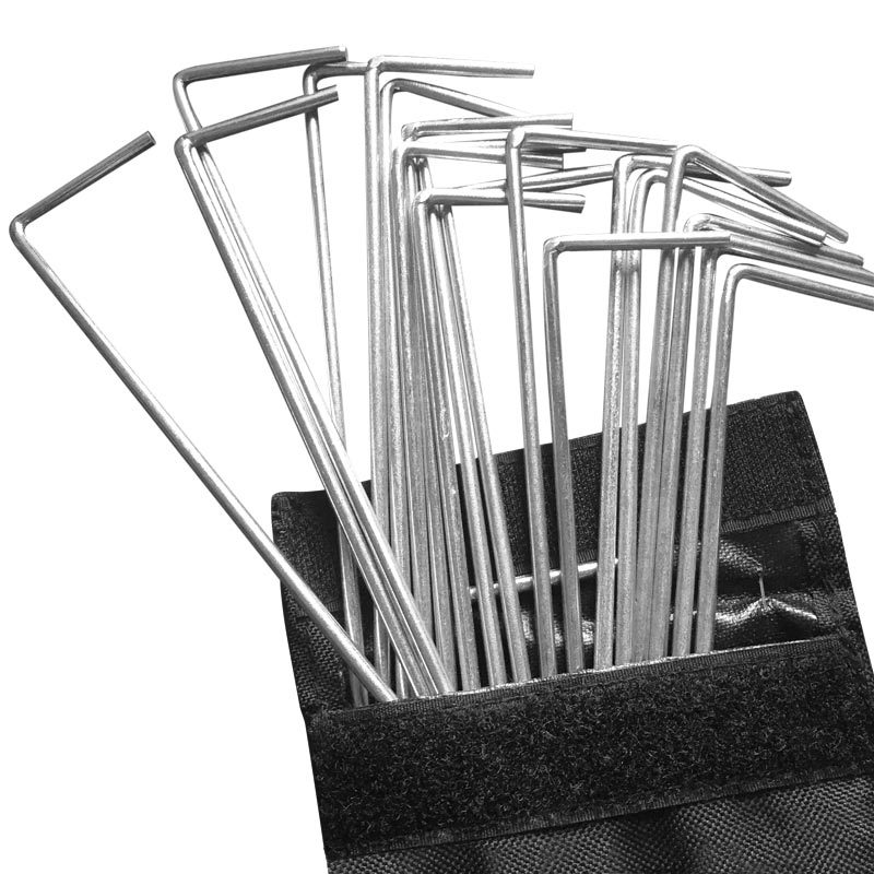 Mitre Metallic Goal Net Pegs 20 Pack