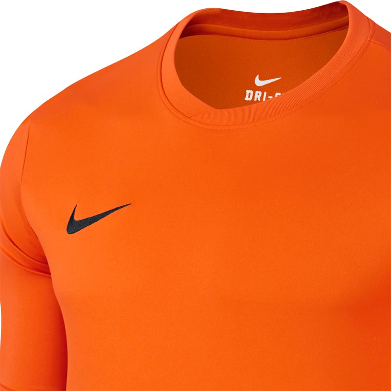 Nike Park VI Long Sleeve Junior Football Shirt Safety Orange