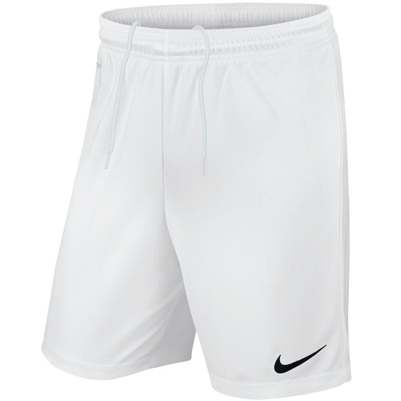 Nike Park II Knit Senior Football Shorts White