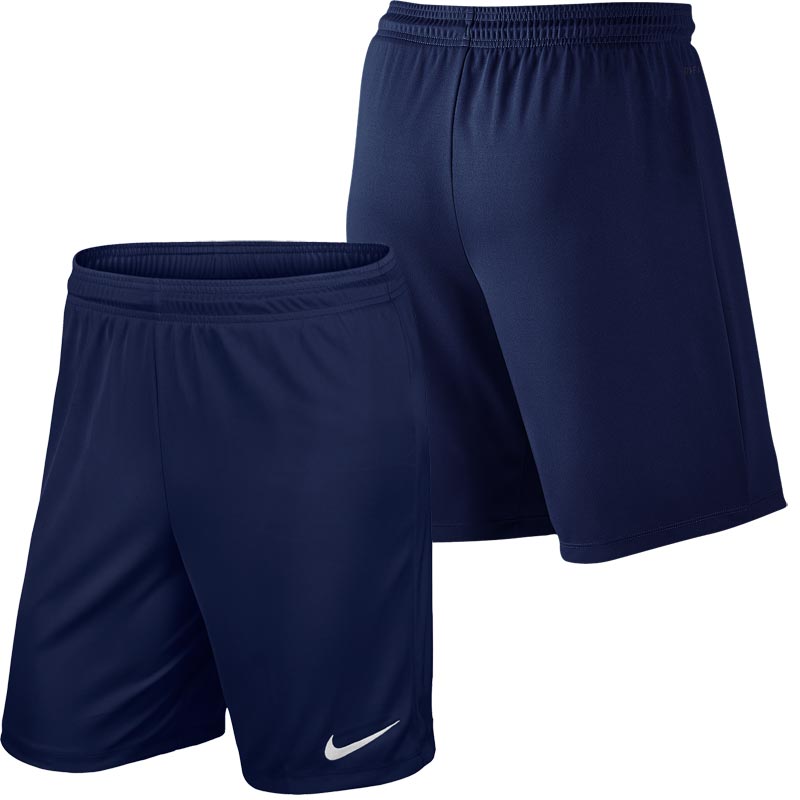Nike Park II Knit Junior Football Shorts Midnight Navy