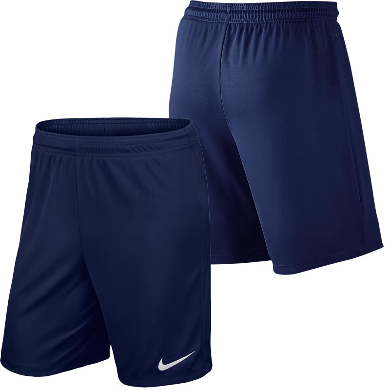 Nike Park II Knit Senior Football Shorts Midnight Navy