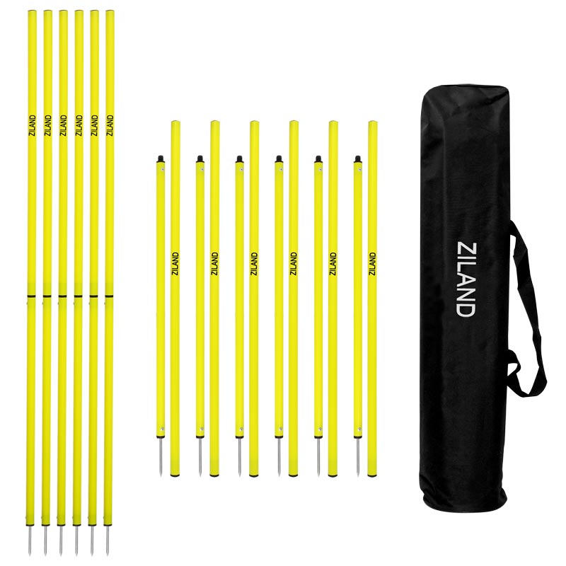 Ziland Two Piece Slalom Poles 12 Pack