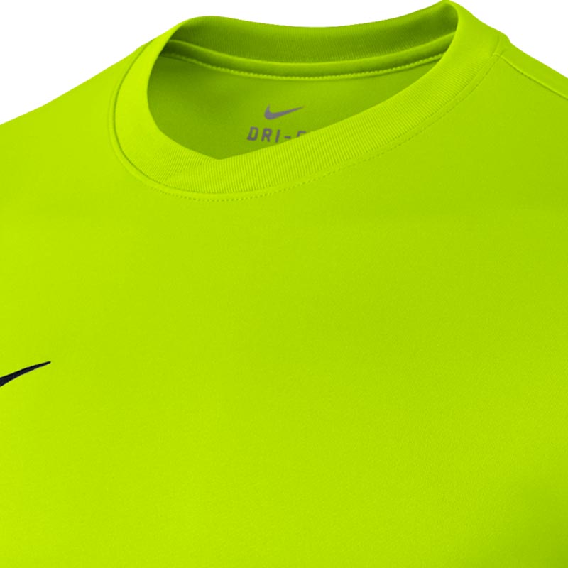 Nike Park VI Short Sleeve Junior Football Shirt Volt Yellow