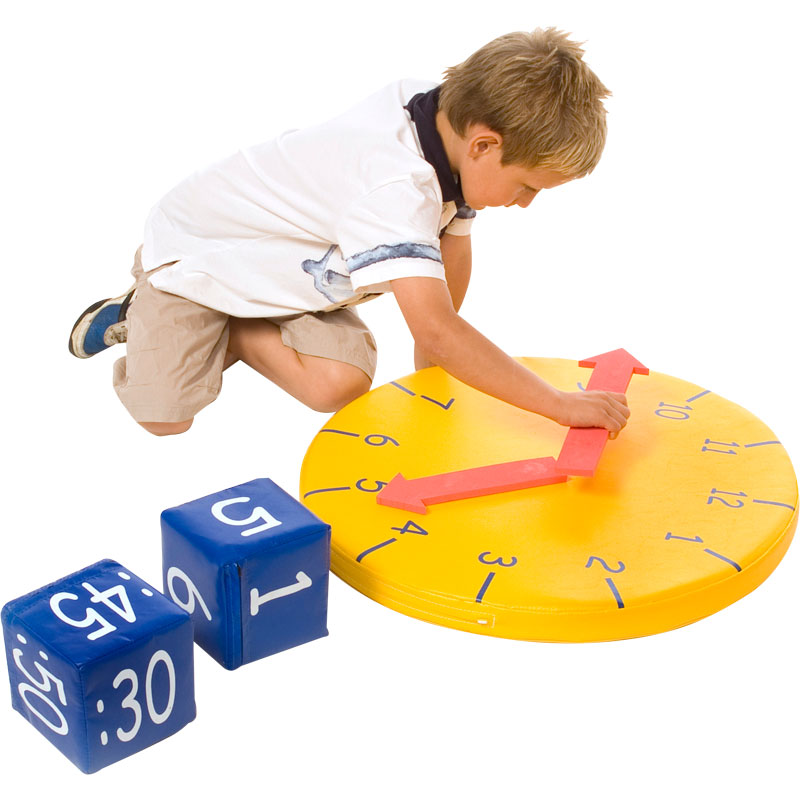 First Play Soft Play Clock With 4 Dice