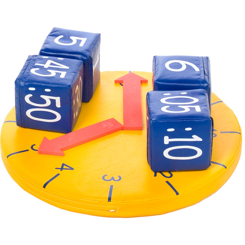 First Play Soft Play Clock With 4 Dice