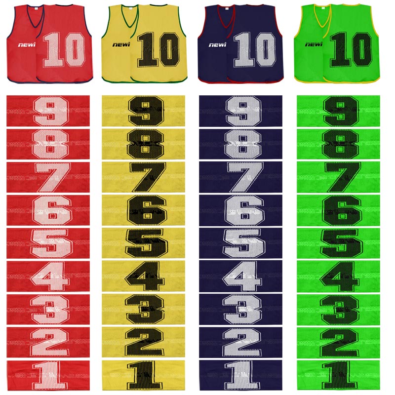 Numbered Training Bibs | 40 Pack 
