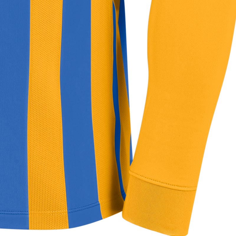 nike striped division iii long sleeve football shirt