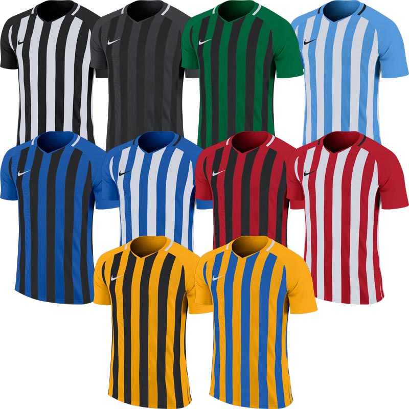 striped soccer shirt