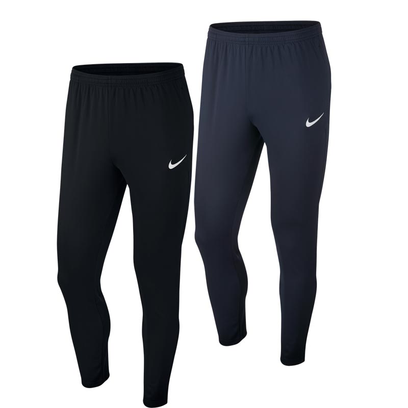 nike football dry academy joggers with taping in black