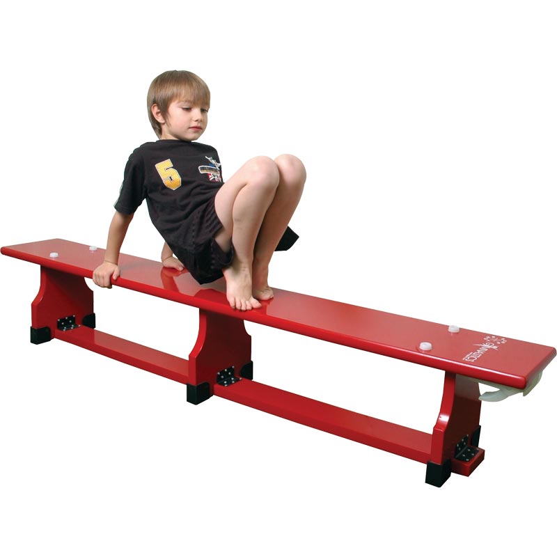Sure Shot Coloured Balance Bench Red