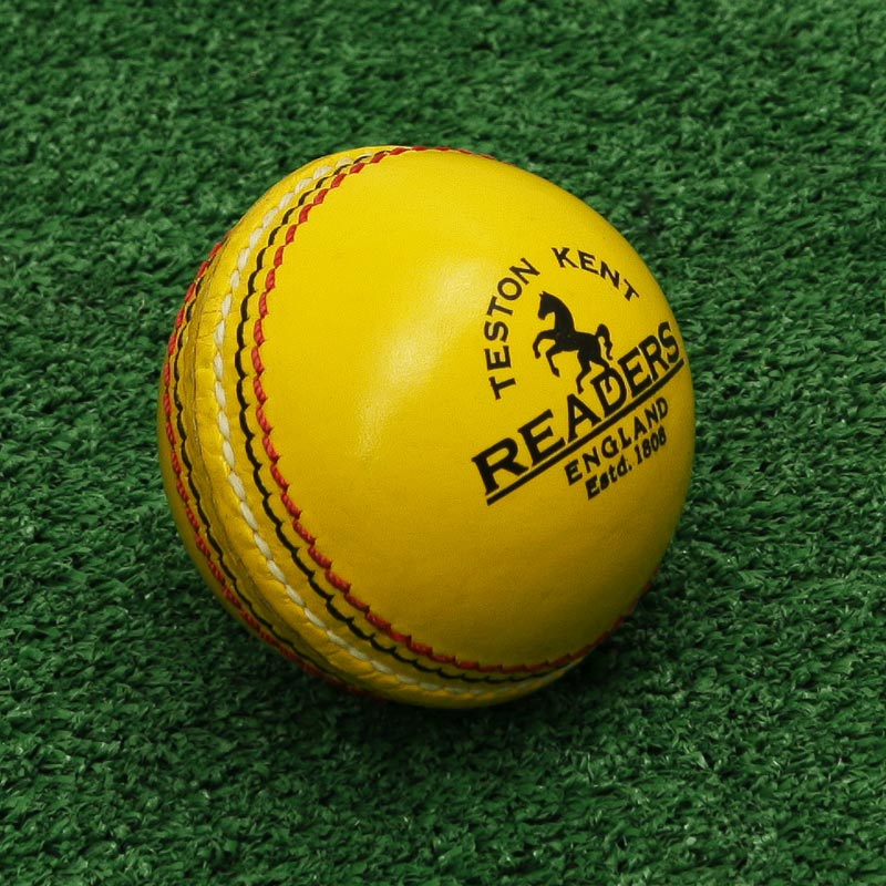 Readers Indoor Leather Cricket Ball