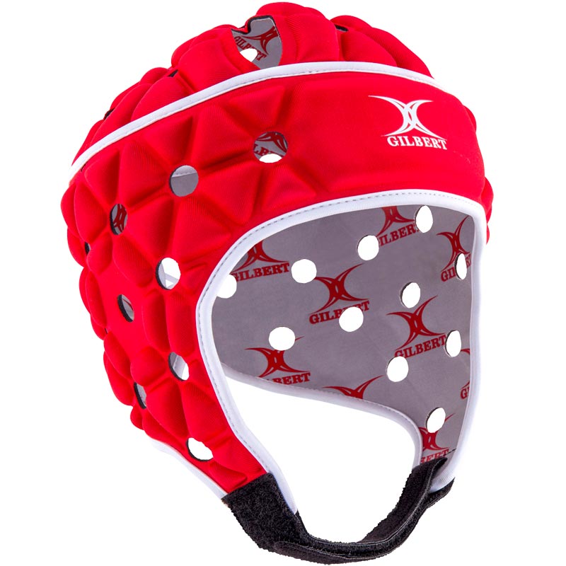 Senior New Gilbert Ignite Rugby Headguards Red/White or Black/Green Junior