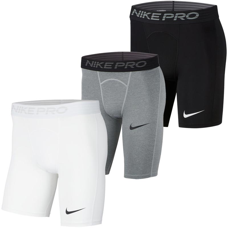 nike pro compression shorts white