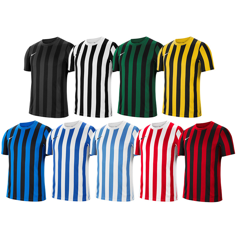 Nike Striped Division IV Jersey Short Sleeve Junior Football Shirt