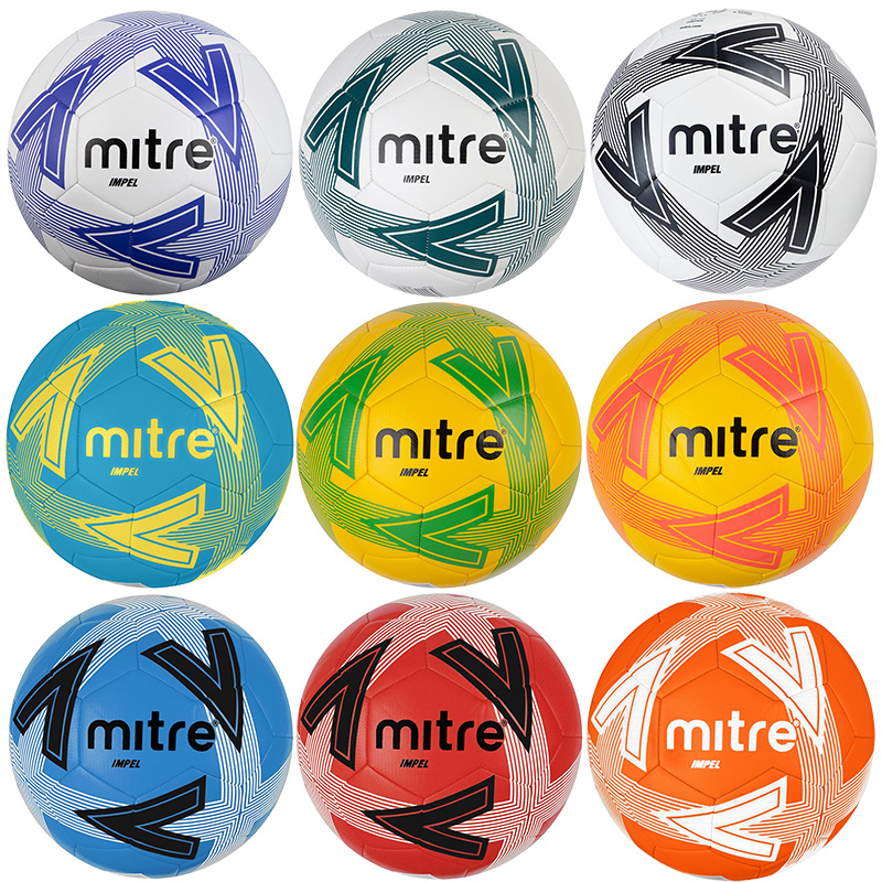Mitre Impel Training Footballs 20 Ball Pack with a Heavy Duty Lusum Ball Bag Sizes Can Be Mixed 