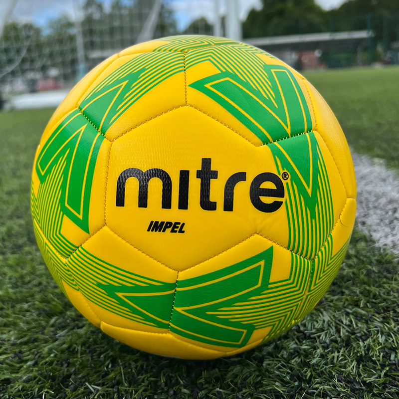 Mitre Impel Training Football Without Ball Pump Size 4 Yellow 