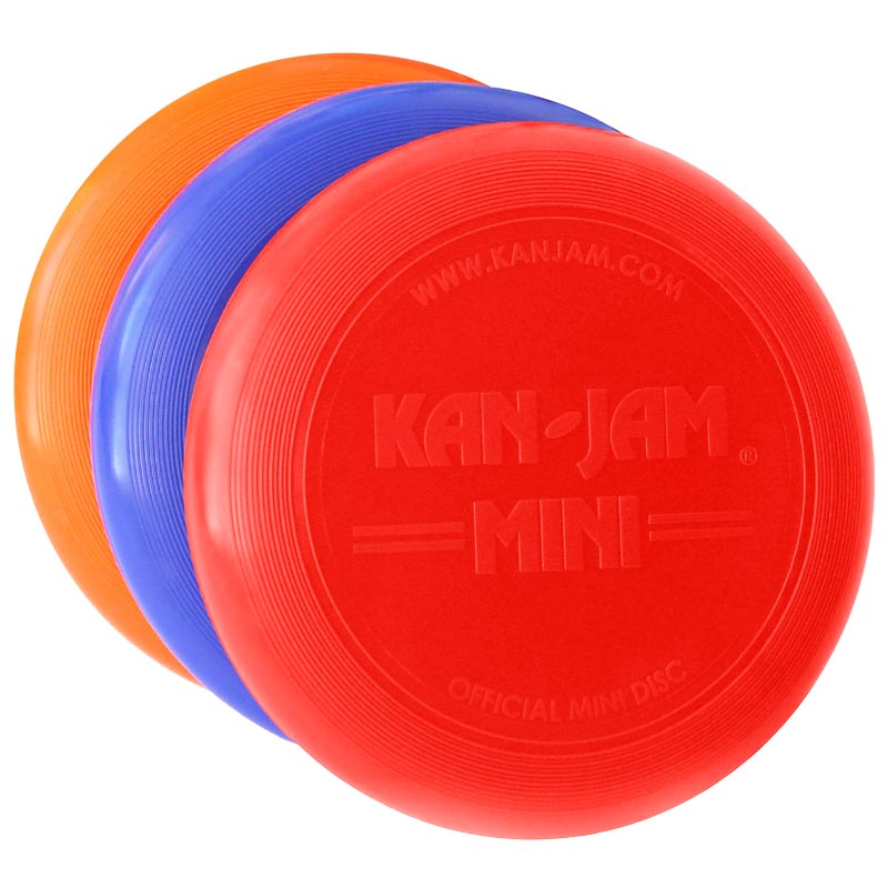 KanJam Mini Flying Discs Pack of 3