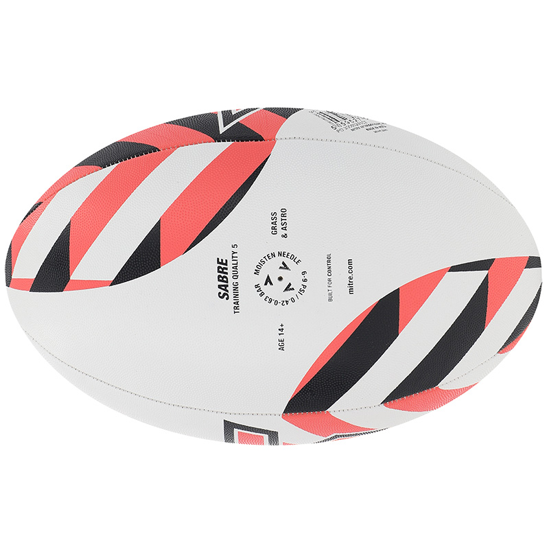 Mitre Grid Rugby Ball with Free Hand Pump 