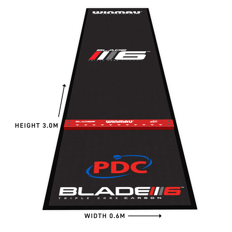 Winmau Precision Blade 6 Dart Mat + Oche