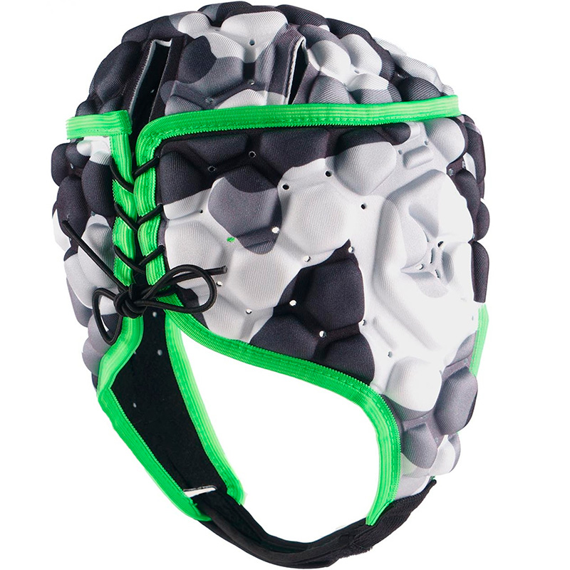 Casque De Rugby Gilbert XP 250 Blanc - Protection Légère Et Respirante, Tailles Senior/junior, Design 3D Flexible